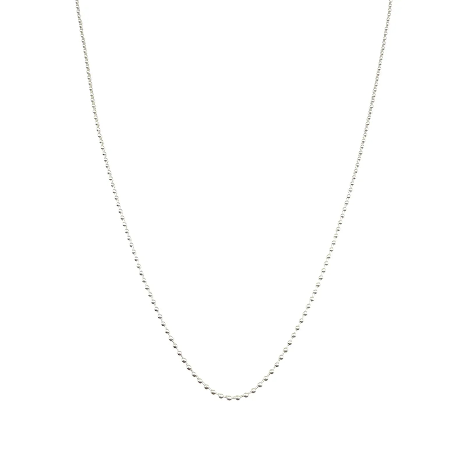 VIRGINS SAINTS & ANGELS VSA Bronze Ball Chain Plated in Silver - flyKAMP