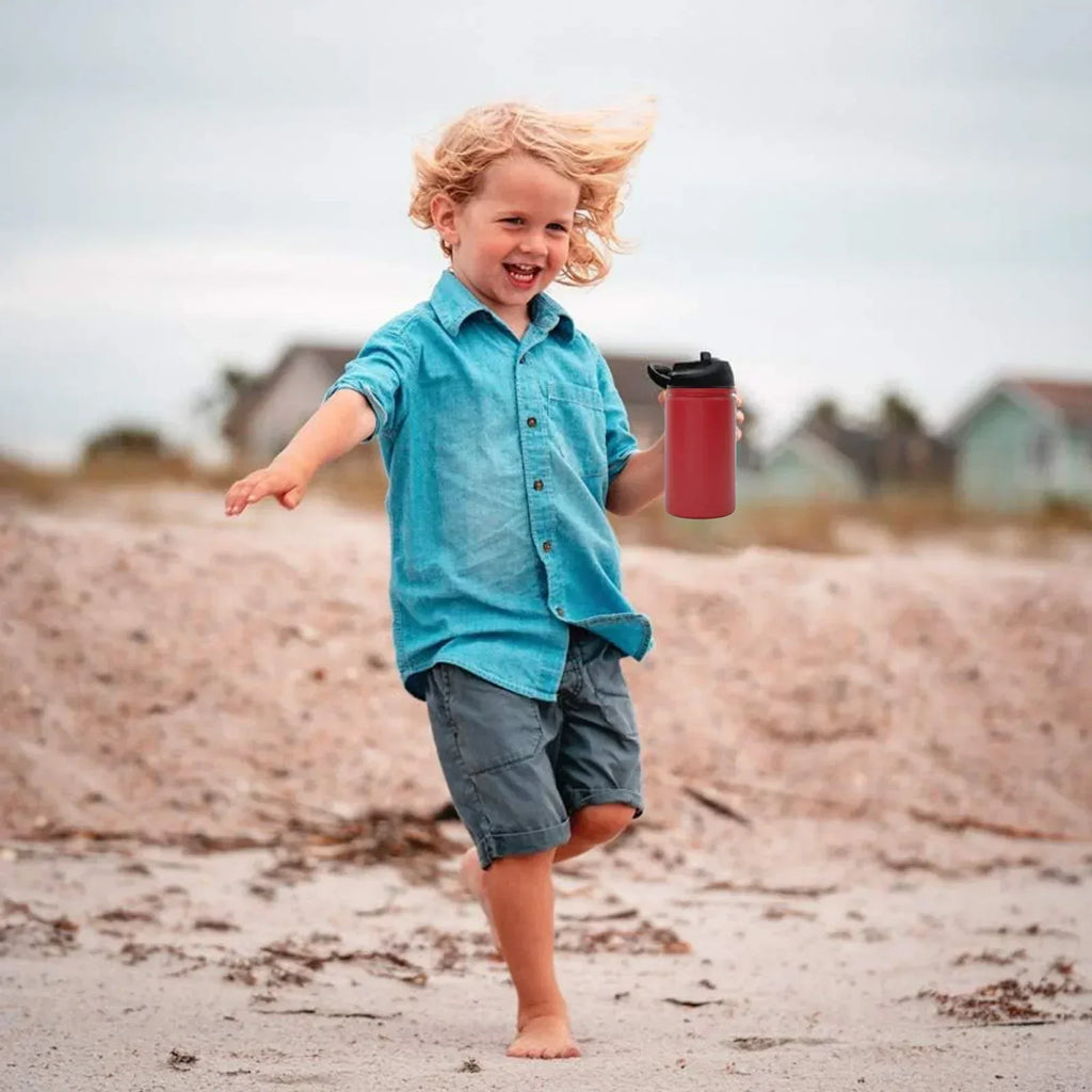 SIC Seriously Ice Cold 12 oz. Lil SIC Sport Bottle in Matte Gameday Red - flyKAMP