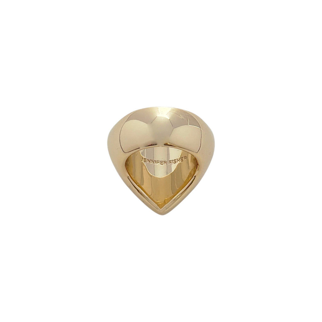 JENNIFER FISHER Puffy Heart Ring in Gold 6 Jennifer Fisher
