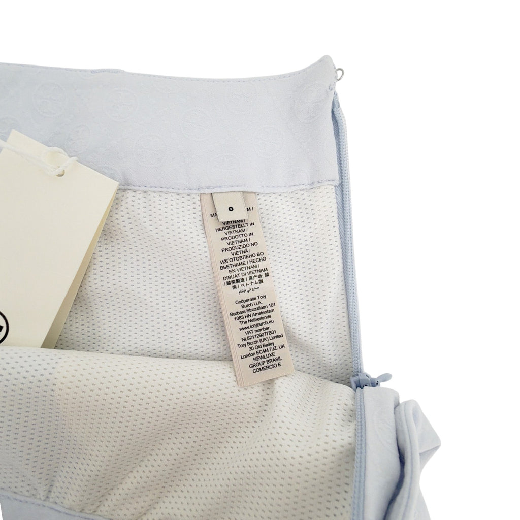 TORY BURCH T Monogram Golf Skirt in Light Blue T Monogram Mini Sport Tory Burch
