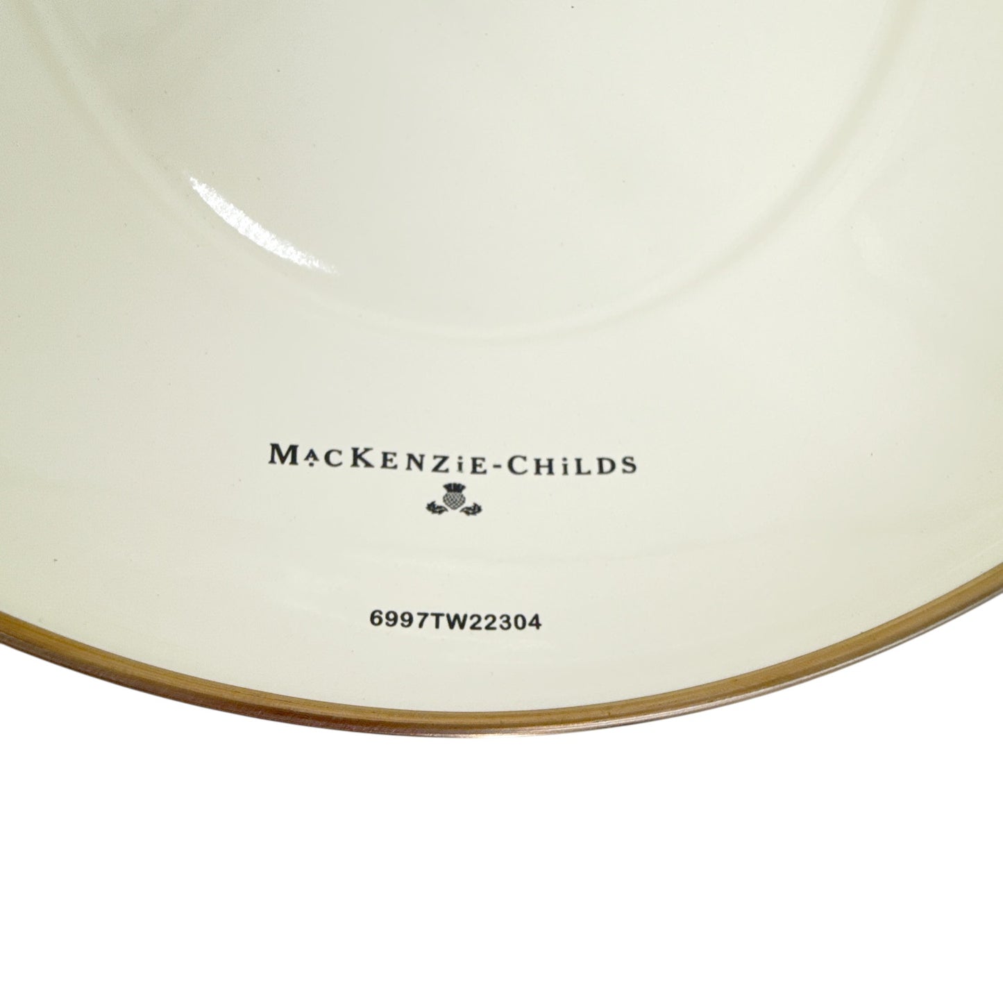 MACKENZIE-CHILDS Sterling Check Everything Bowl