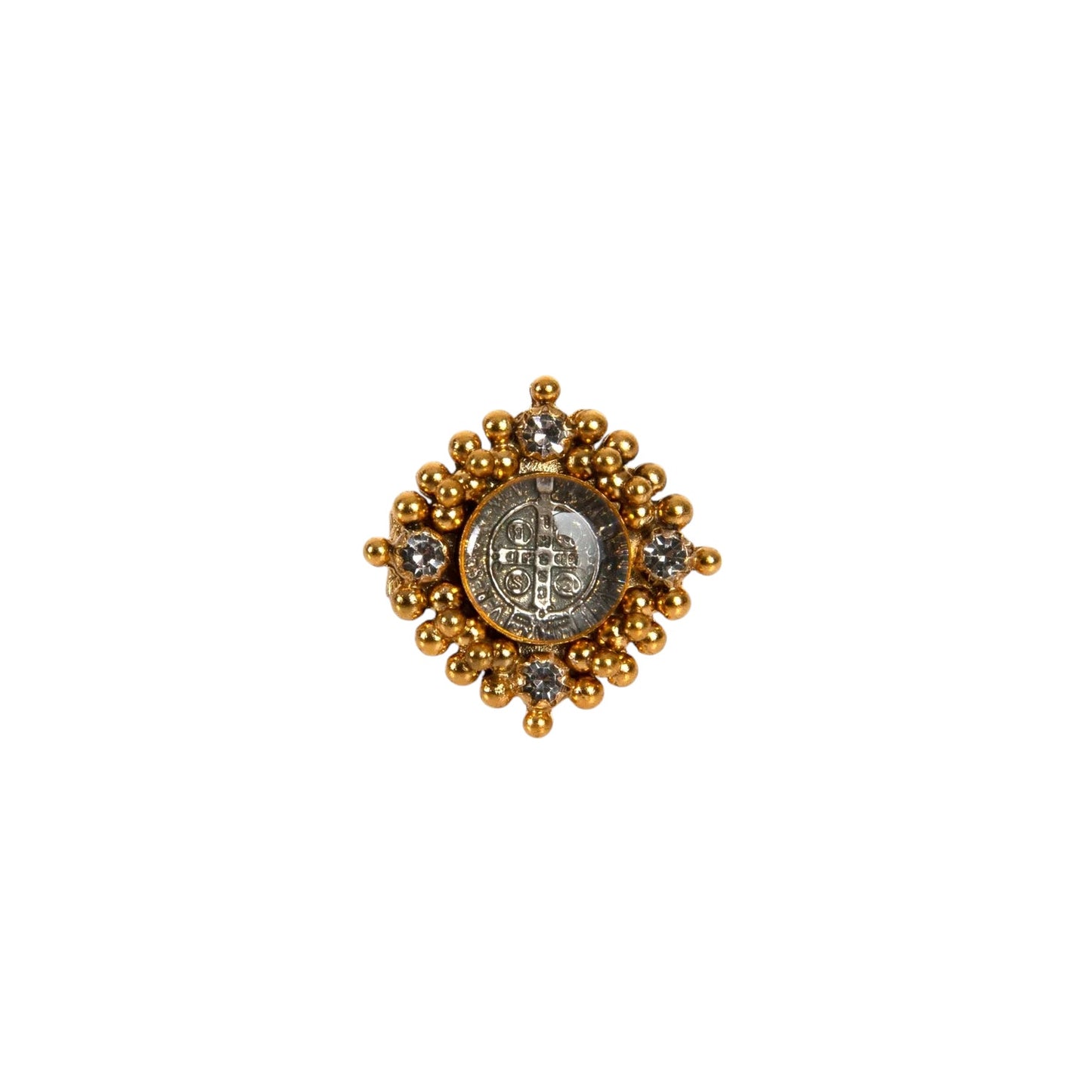 VIRGINS SAINTS & ANGELS VSA Petite Cloister San Benito Ring Gold Size 6
