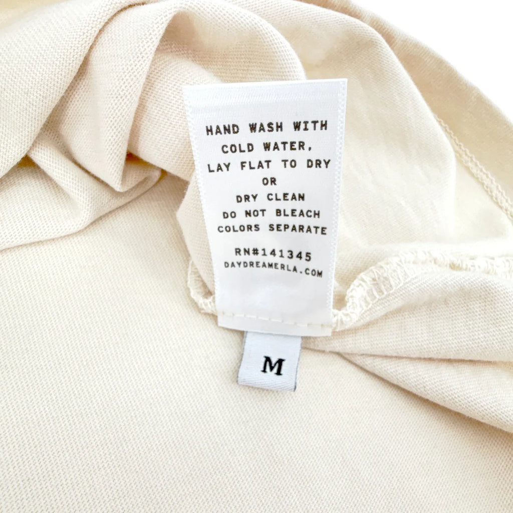 DAYDREAMER Nice List Vintage Tee in Dirty White M - flyKAMP