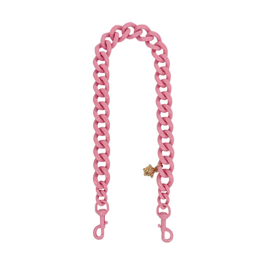 VERSACE La Medusa Chain Shoulder Strap || Baby Pink
