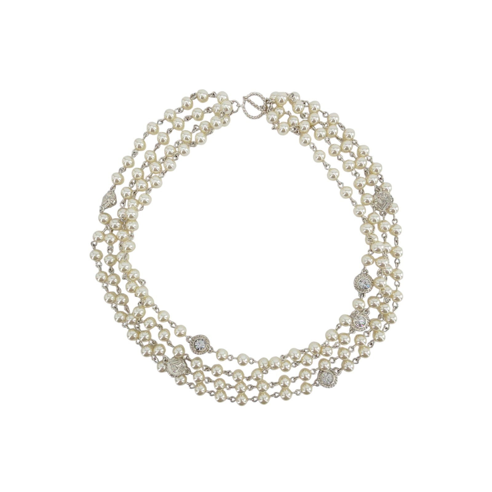 VIRGINS SAINTS & ANGELS VSA Magdalena Necklace 6mm Cream Pearl in Silver Virgins Saints & Angels