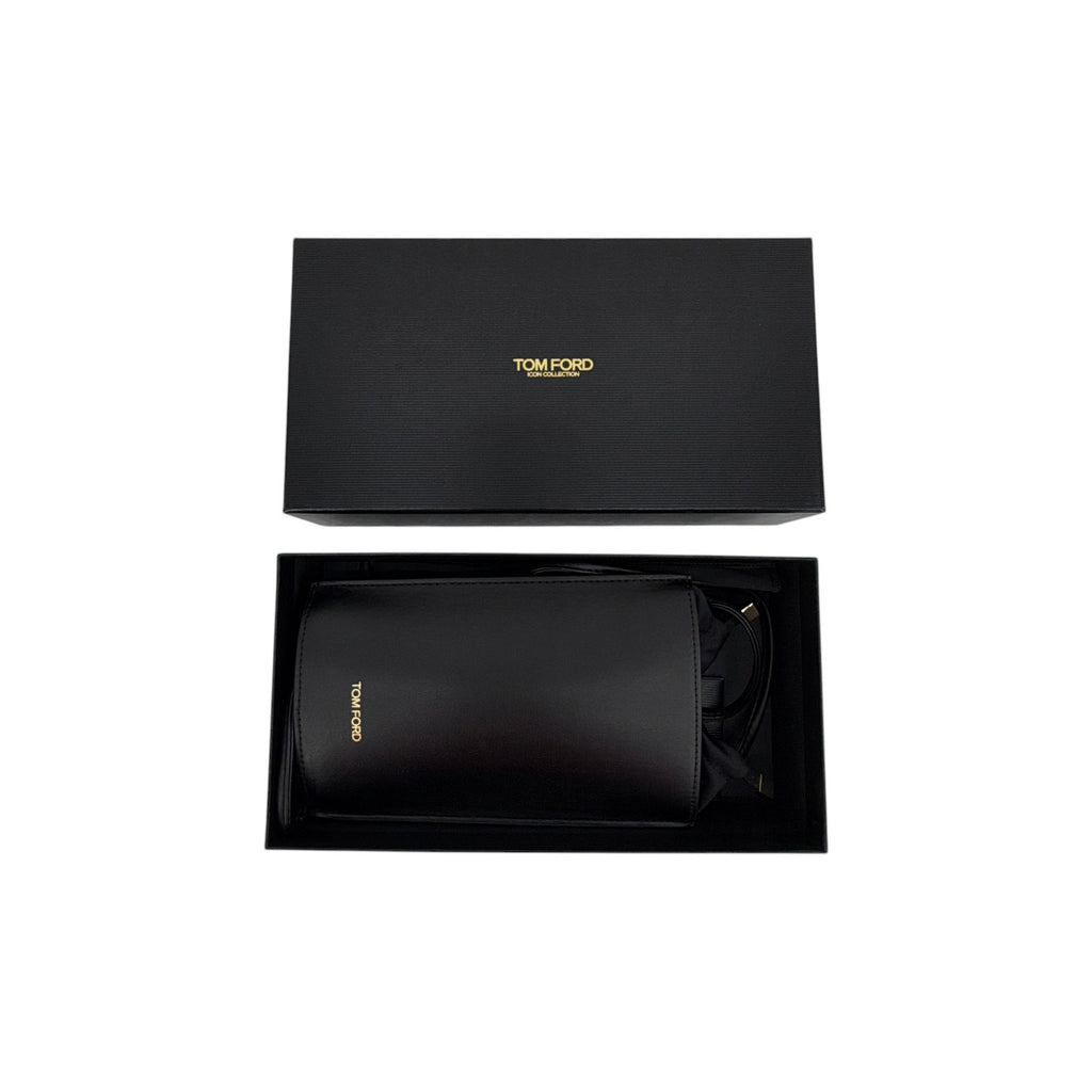 TOM FORD Leather Sunglass Pouch Case Tom Ford