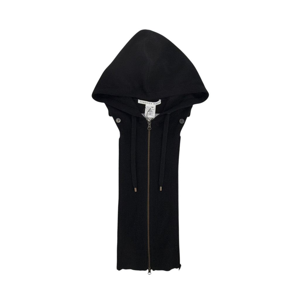 VERONICA BEARD Cashmere Hoodie Dickey in Black Veronica Beard