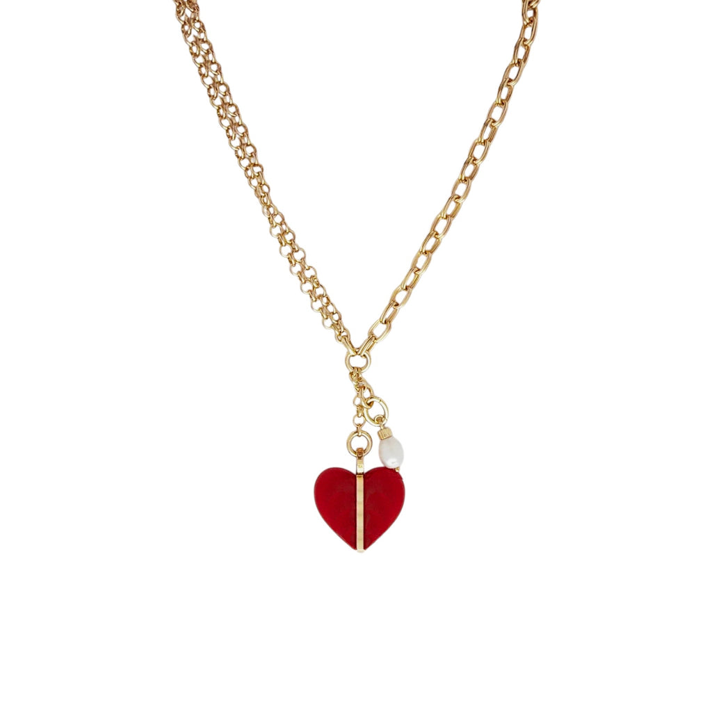 ROXANNE ASSOULIN The Double Charm Pendant Necklace Roxanne Assoulin
