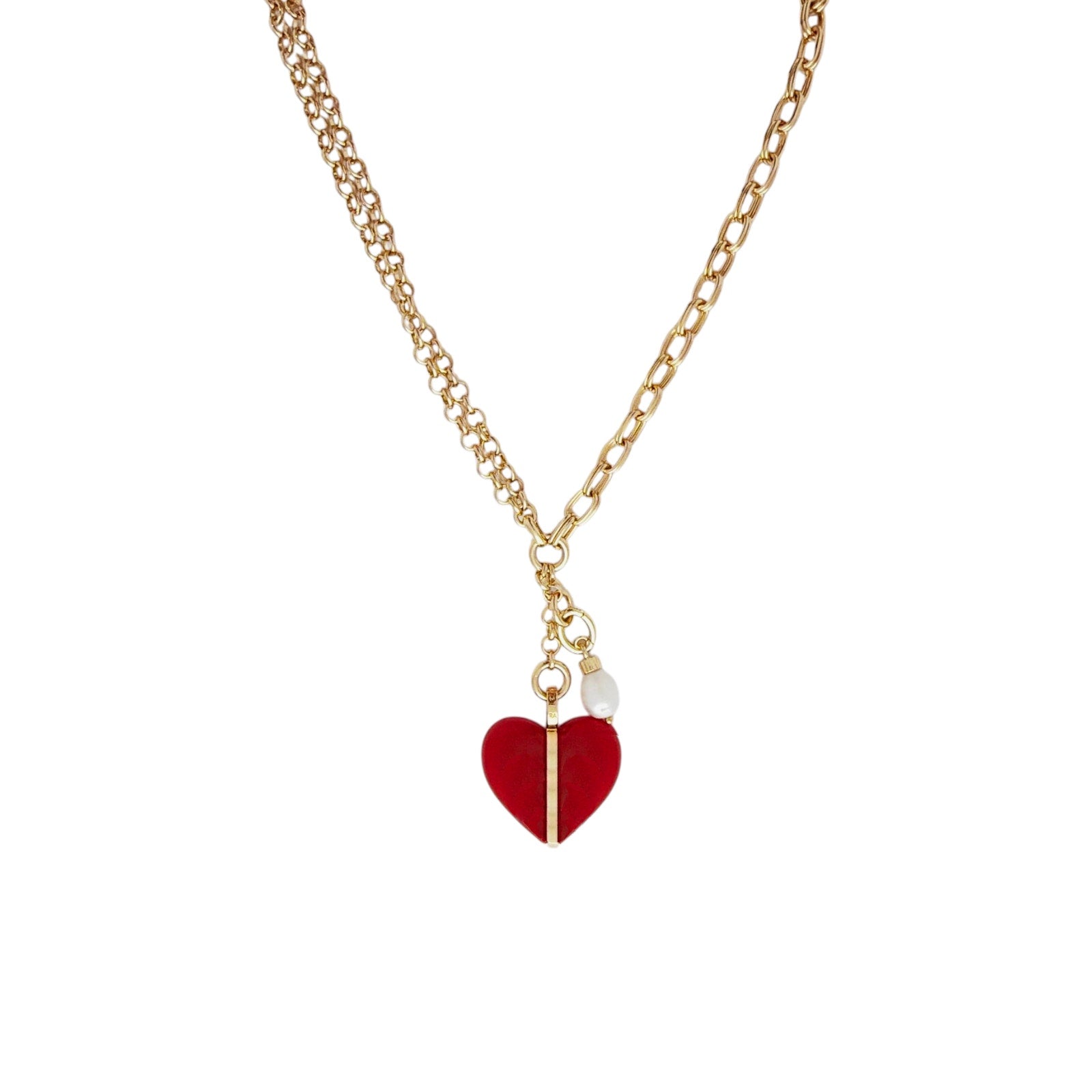 ROXANNE ASSOULIN The Double Charm Pendant Necklace Roxanne Assoulin