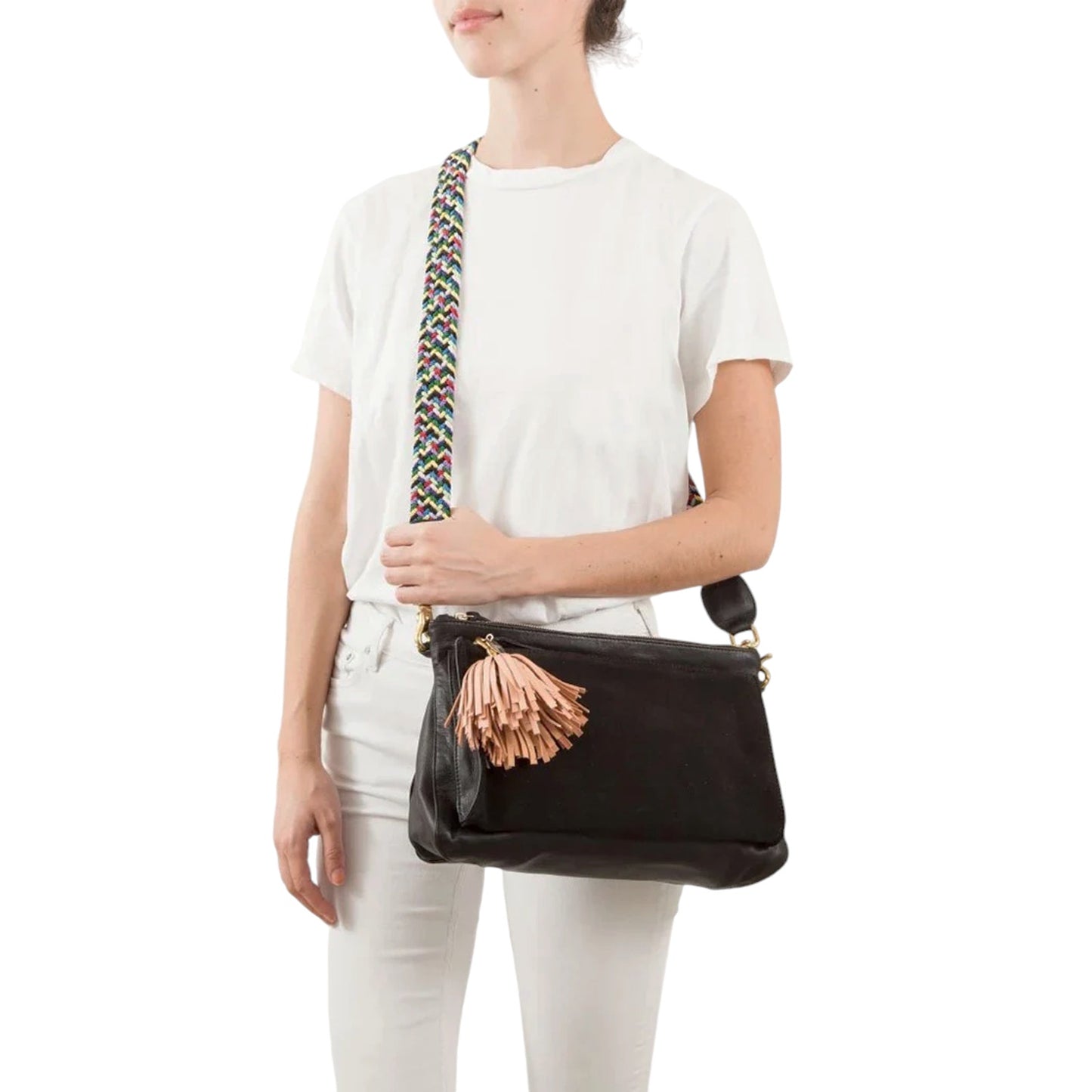 CLARE V. Multi Braided Crossbody Strap