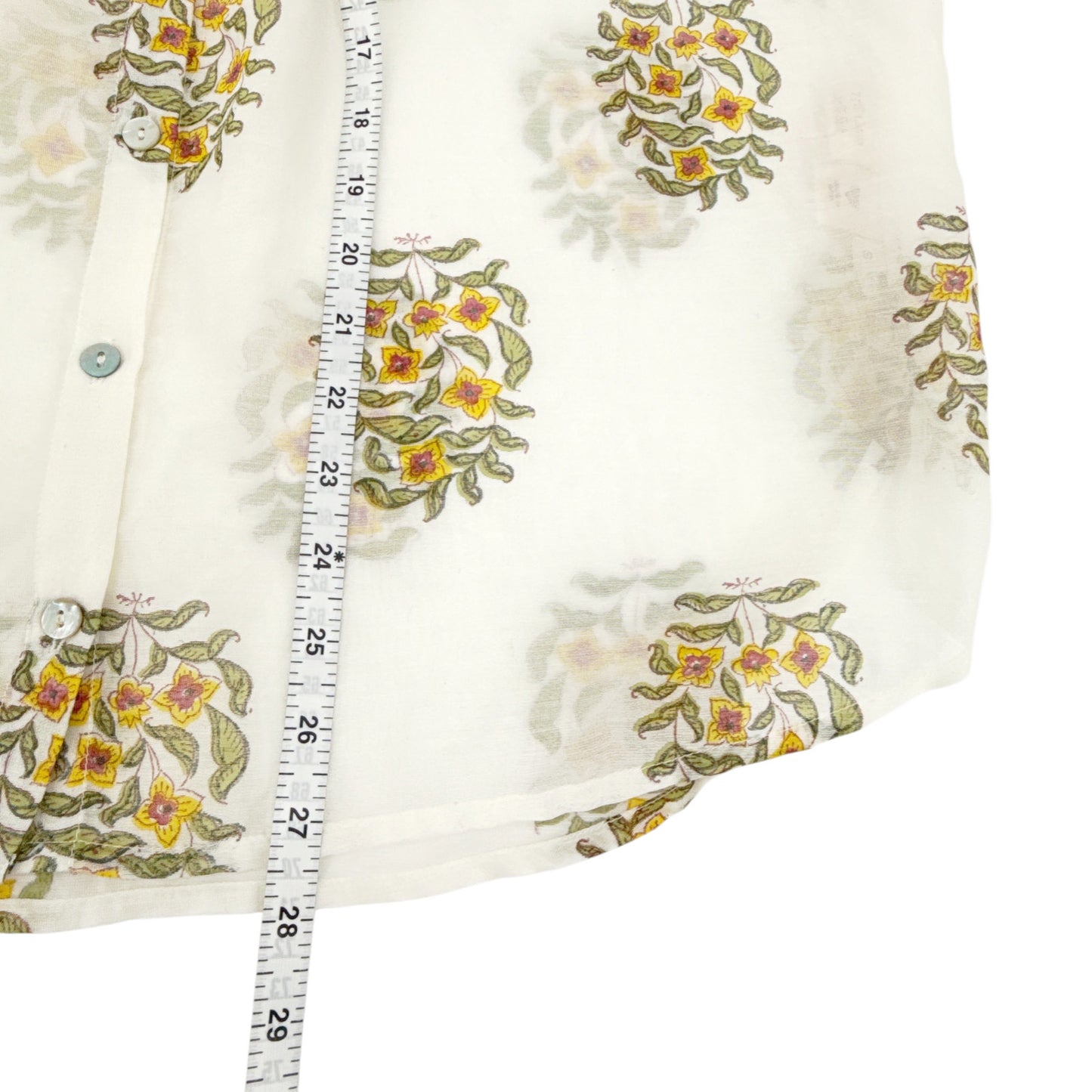 ALIX of BOHEMIA Poet Buttercup Blouse S