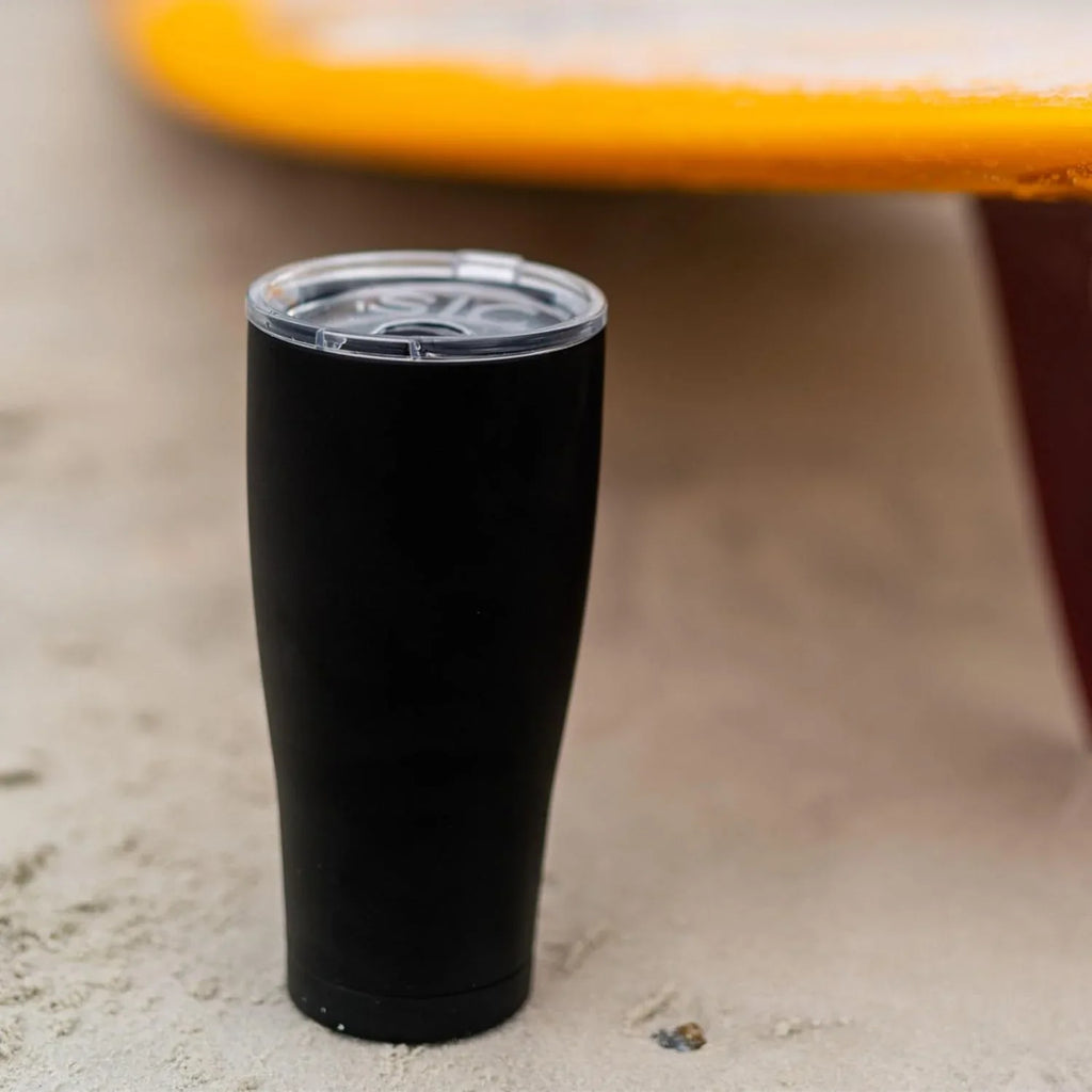 SIC Seriously Ice Cold 20 oz Tumbler in Matte Tuff Black - flyKAMP