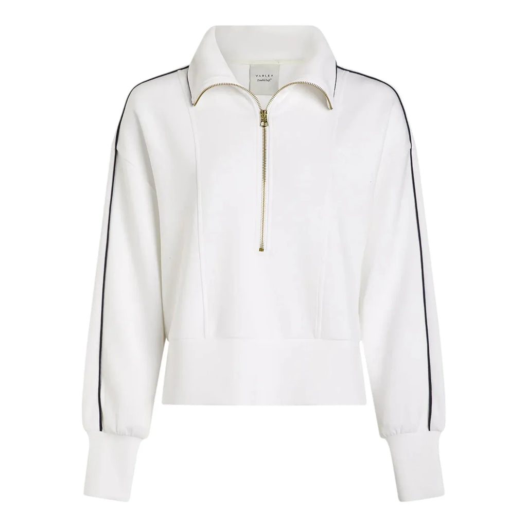 VARLEY Davenport Half Zip in White S - flyKAMP