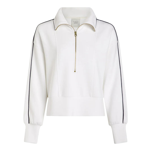 VARLEY Davenport Half Zip in White S