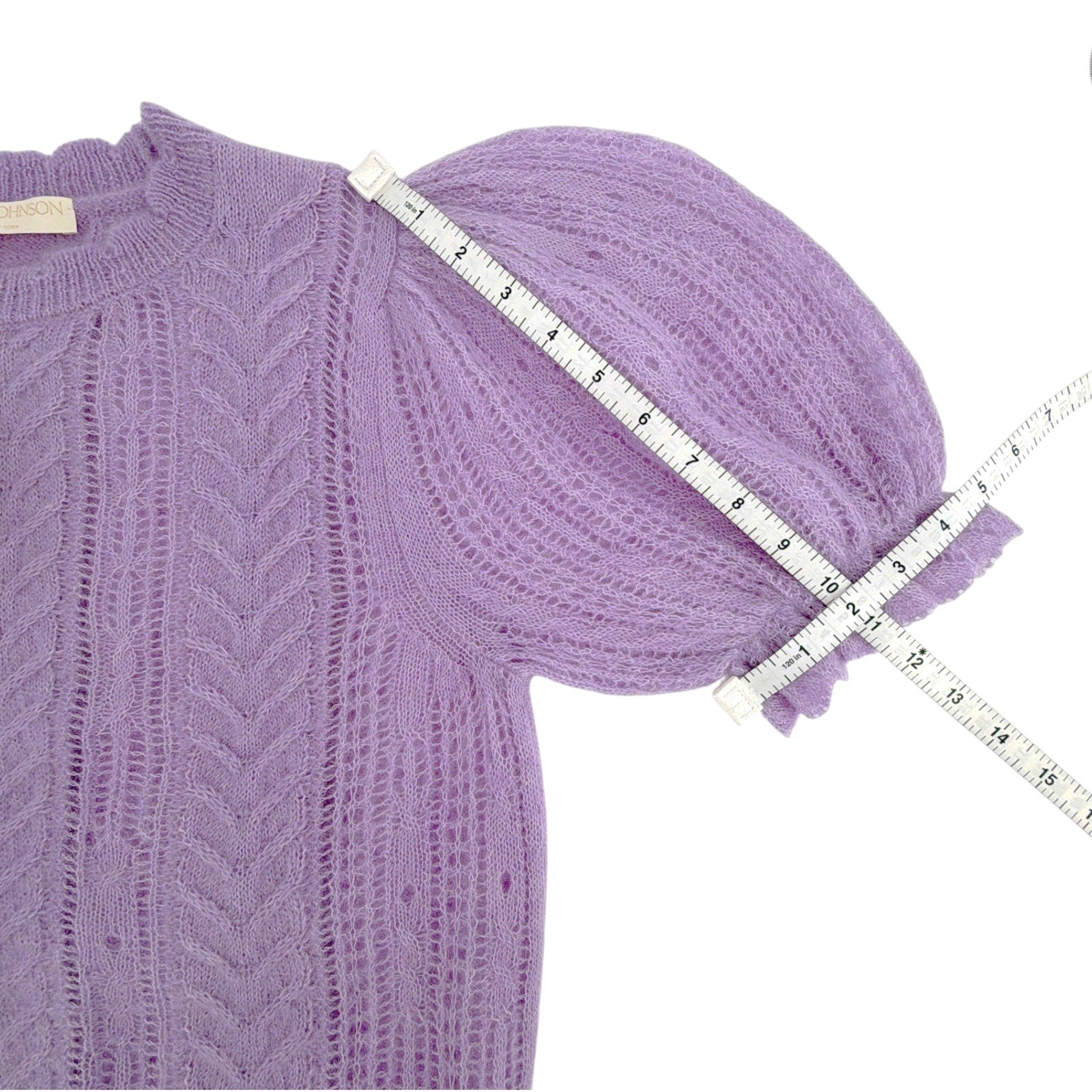 ULLA JOHNSON Mavis Alpaca Top in Lavender S Ulla Johnson