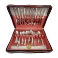ONEIDA LTD. 1881 ROGERS Lilac Time Pattern Silverplate Flatware 73 Piece Set - flyKAMP