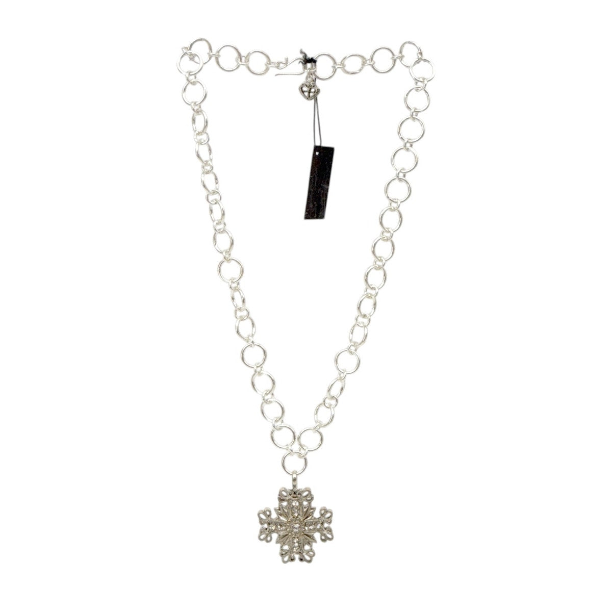 VIRGINS SAINTS & ANGELS VSA The Betty Chain with Electra Cross Medallion Silver