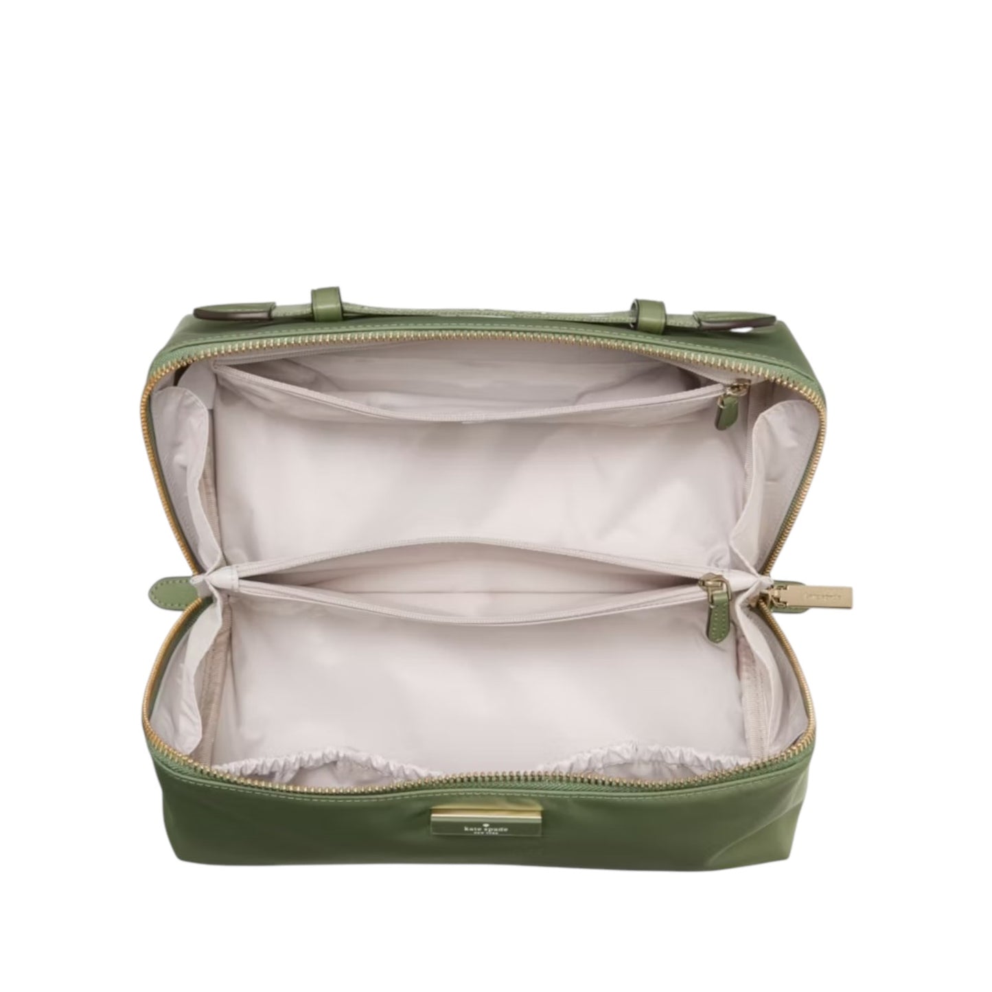 KATE SPADE New York Carter Nylon Travel Cosmetic Pouch in Cedar Stand