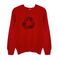 RE/DONE Recycle Crew Neck Sweatshirt in Red XS/S - flyKAMP