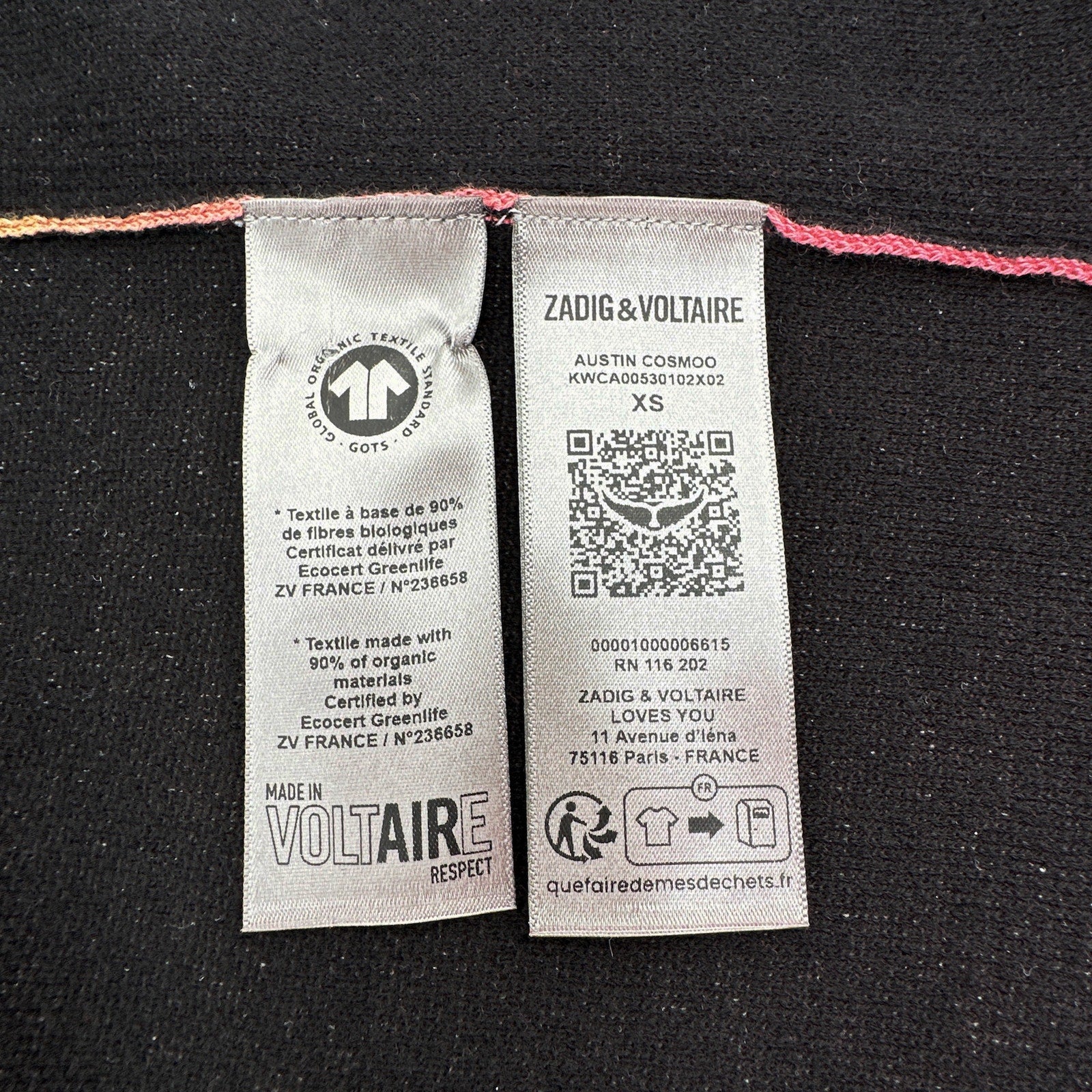 ZADIG and VOLTAIRE Long Cardigan XS Zadig & Voltaire
