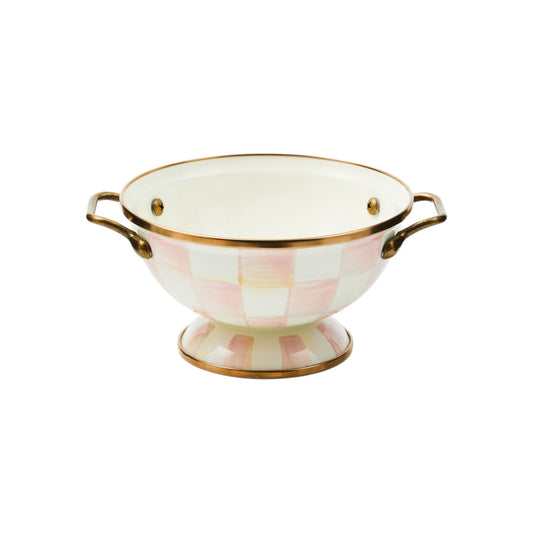 MACKENZIE-CHILDS Almost Everything Bowl in Rosy Check