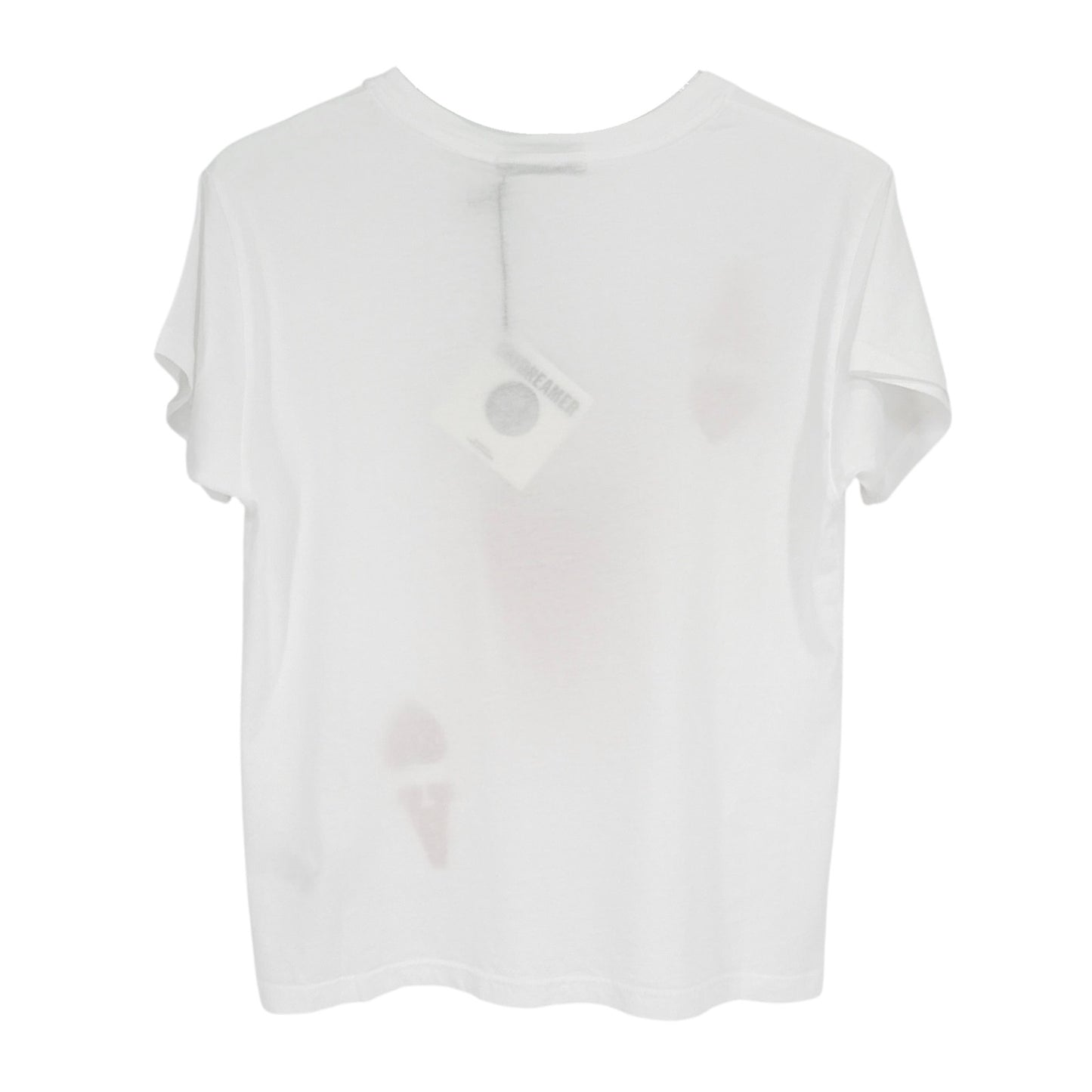 DAYDREAMER Ace Of Strawberries Solo Tee Shirt in Optic White S