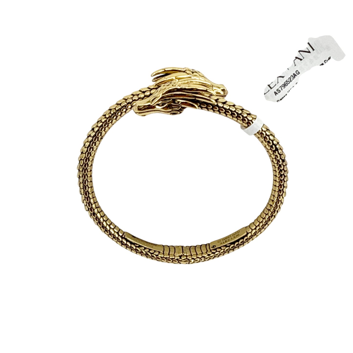 ALEX+ANI House of the Dragon™ Cuff Bracelet in Antiqued Gold