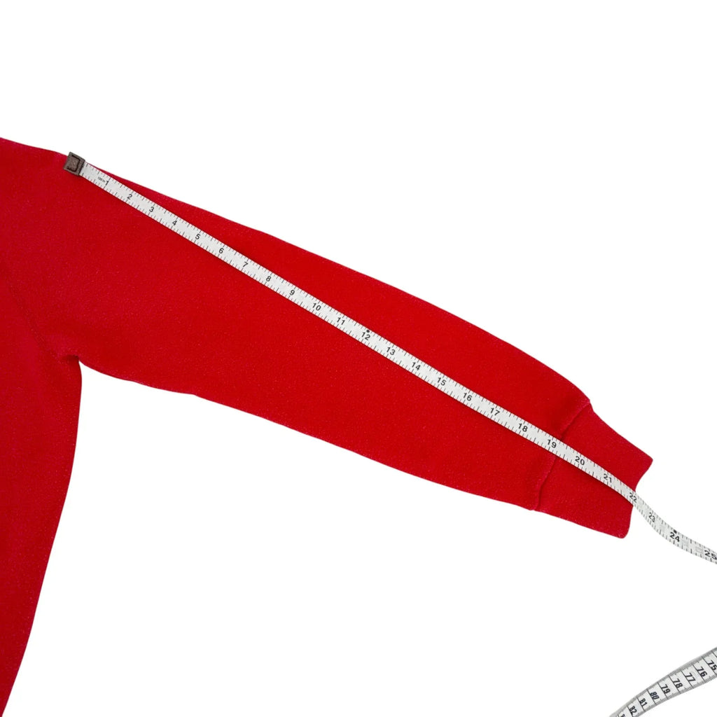 RE/DONE Recycle Crew Neck Sweatshirt in Red XS/S - flyKAMP