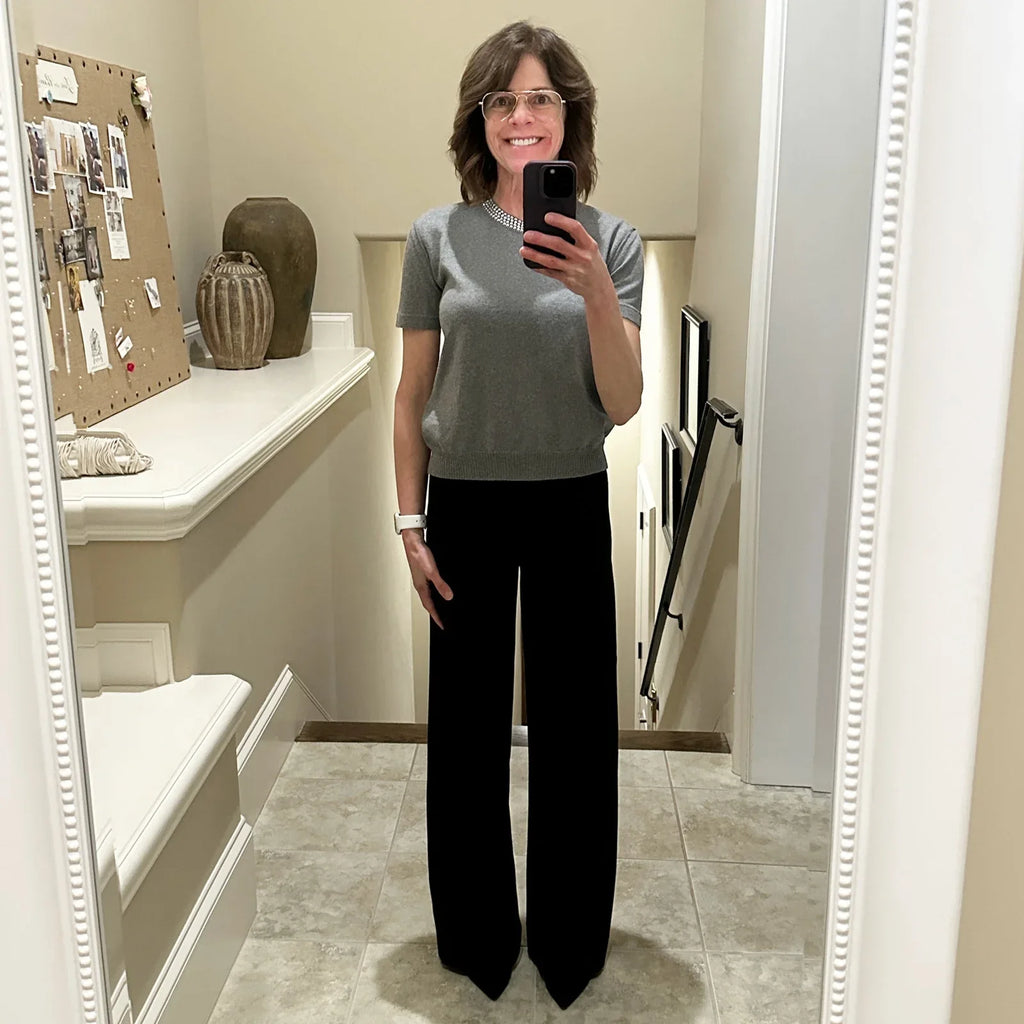 RAG & BONE Irina Ponte Wide Leg Pant XXS - flyKAMP