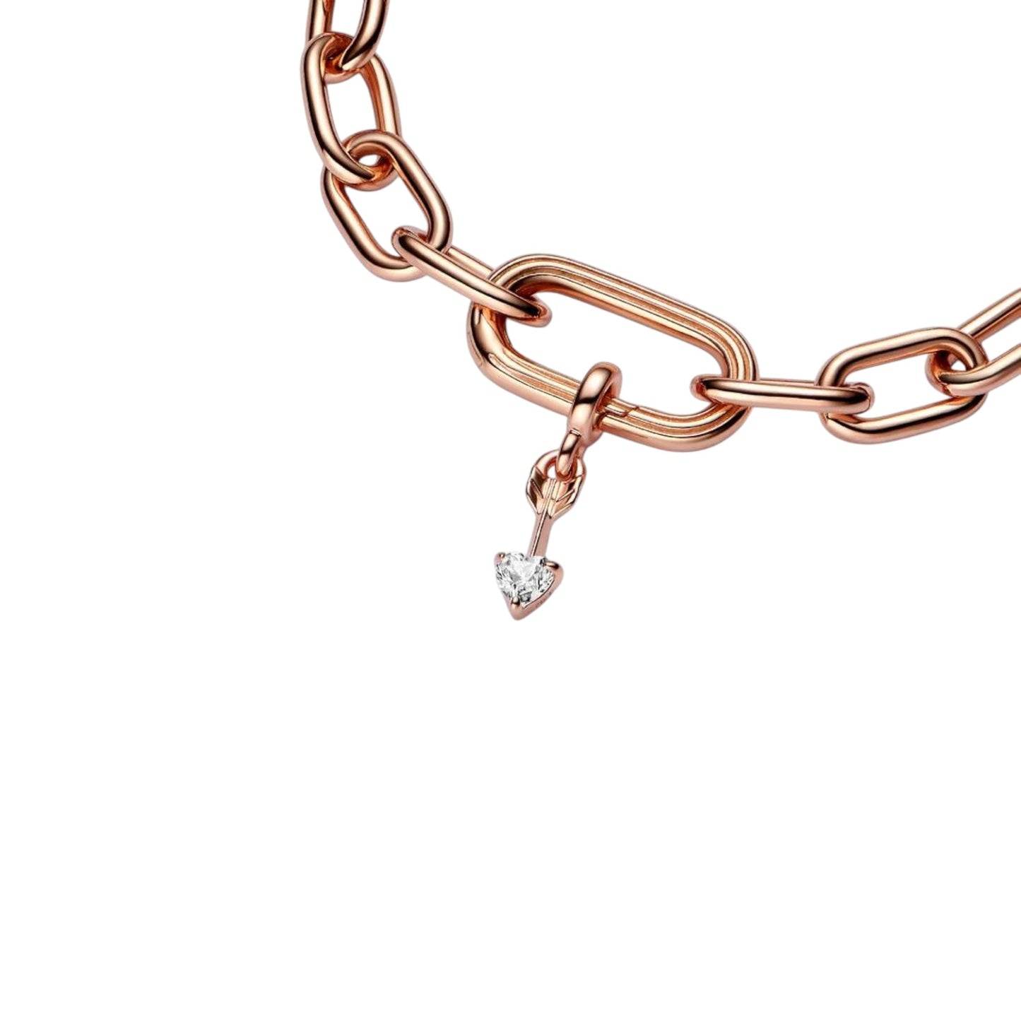 PANDORA ME Arrow of Love Mini Dangle Charm 14K Rose Gold Plating