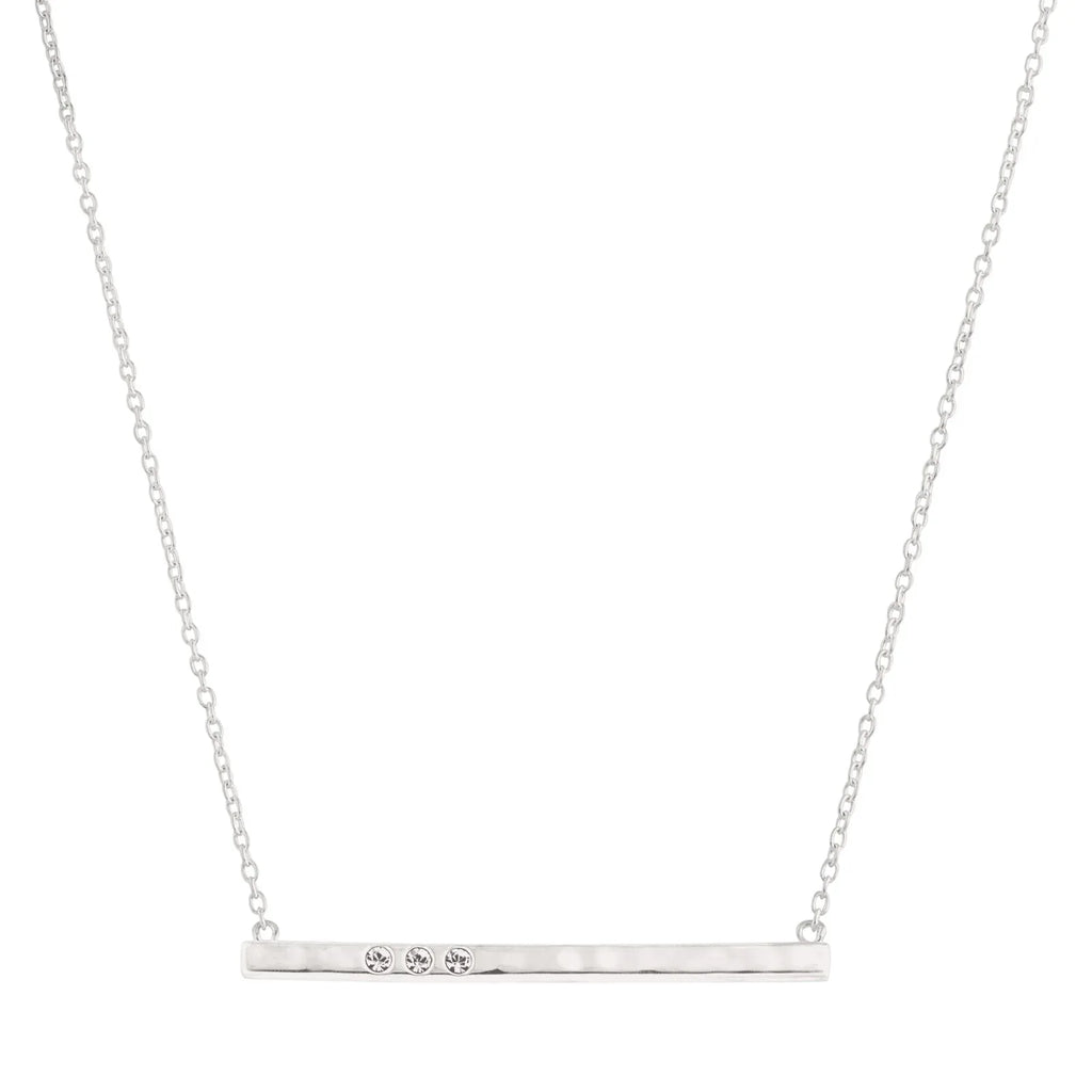 SILPADA Dotted Line Pendant Necklace in Sterling Silver - flyKAMP