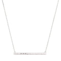 SILPADA Dotted Line Pendant Necklace in Sterling Silver - flyKAMP