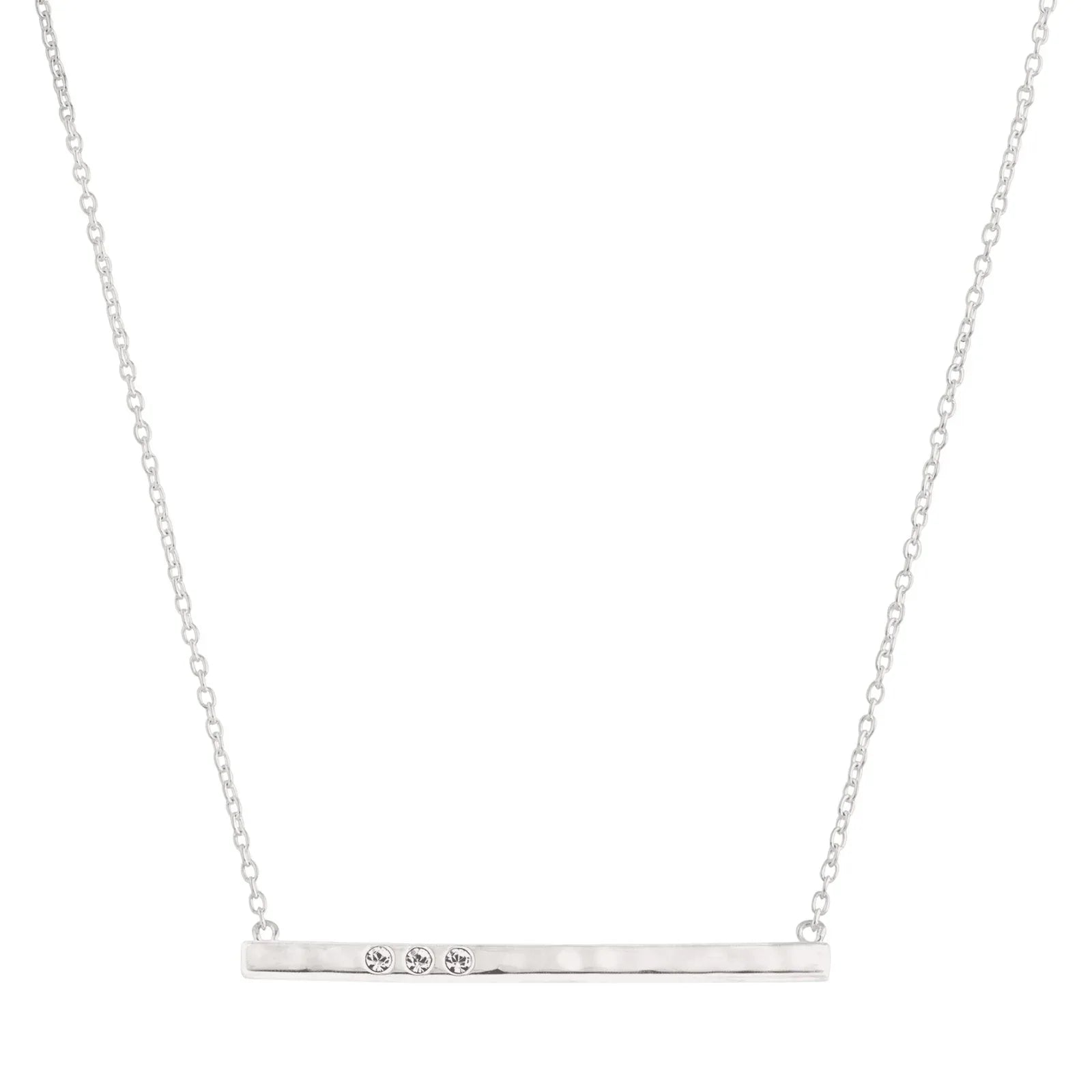 SILPADA Dotted Line Pendant Necklace in Sterling Silver - flyKAMP