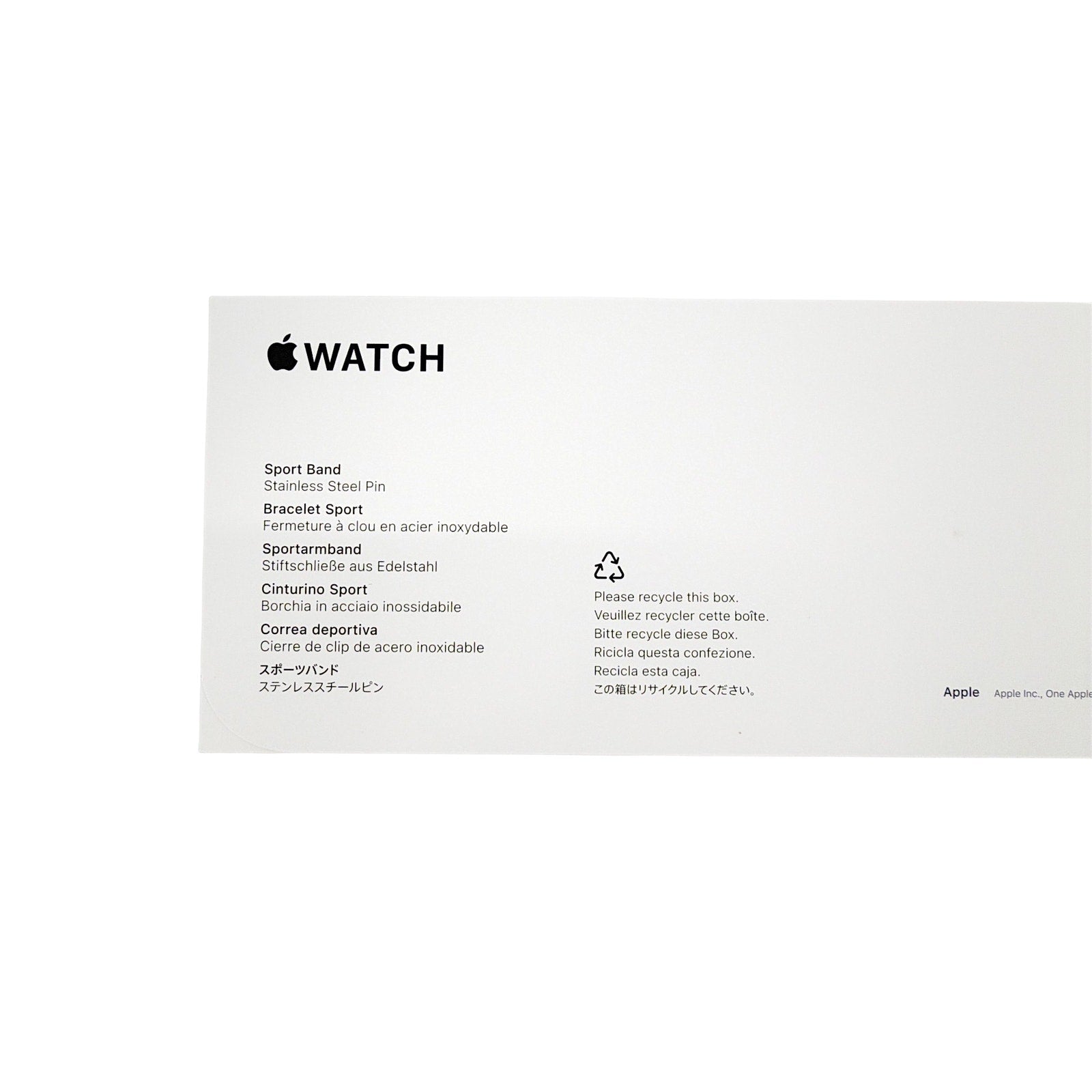 APPLE Apple Watch Band Sport Band (46mm) in Light Blush Apple