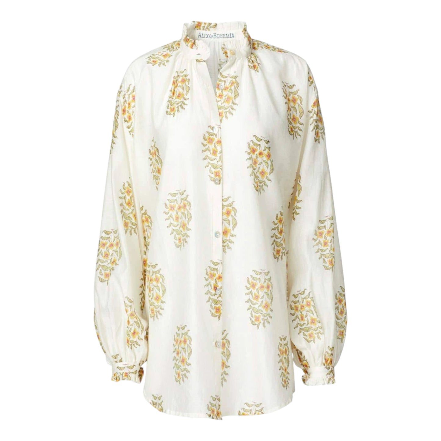 ALIX of BOHEMIA Poet Buttercup Blouse S