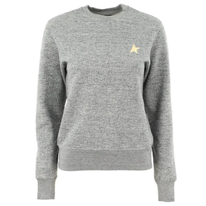 GOLDEN GOOSE Athena Star Sweatshirt in Grey XS