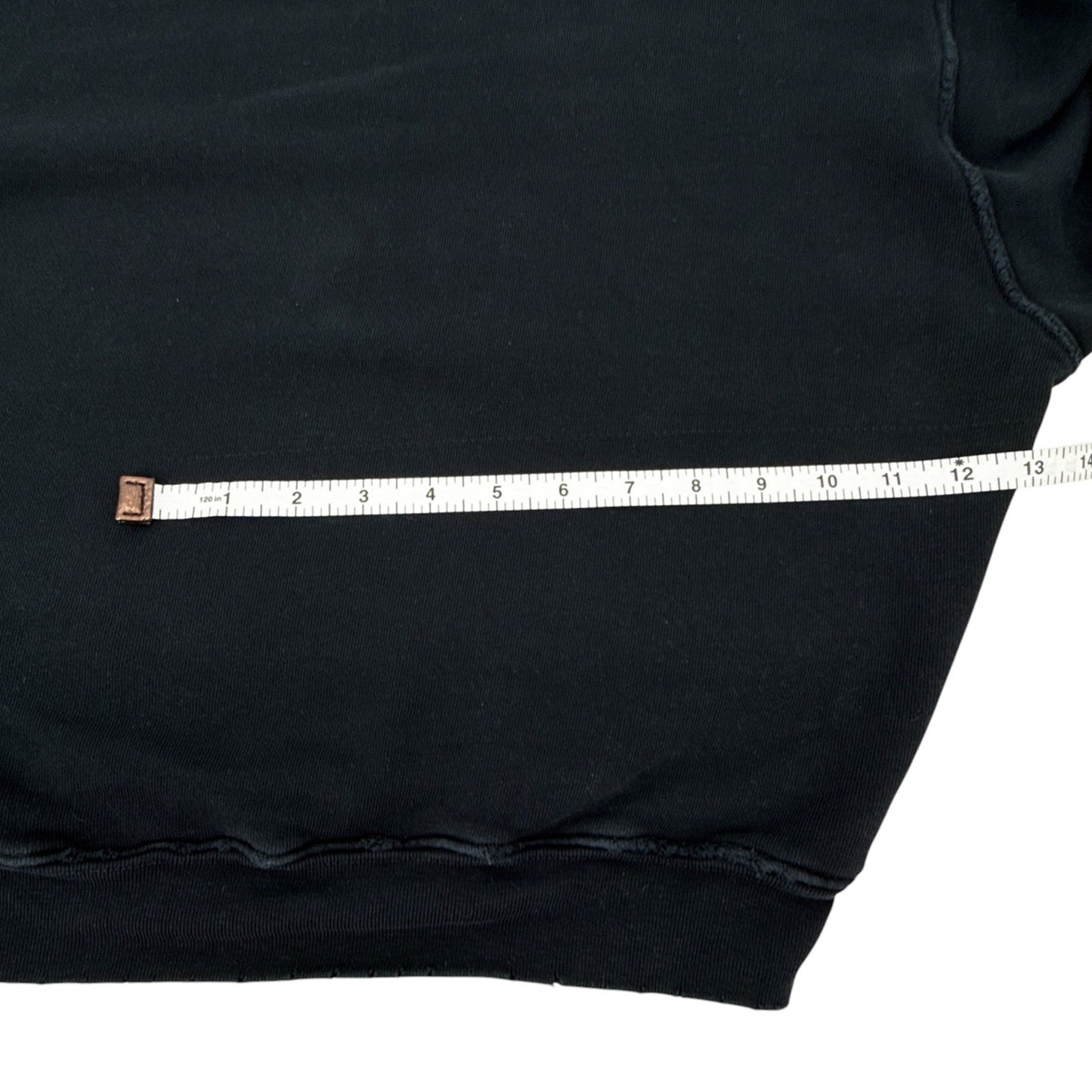 RE/DONE Recycle Distressed Crew Sweatshirt S