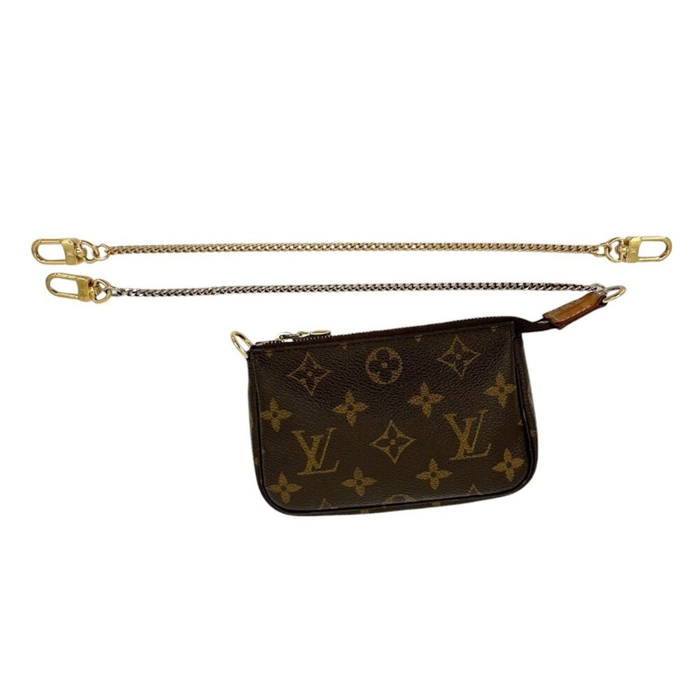 LOUIS VUITTON Chain Strap in Gold