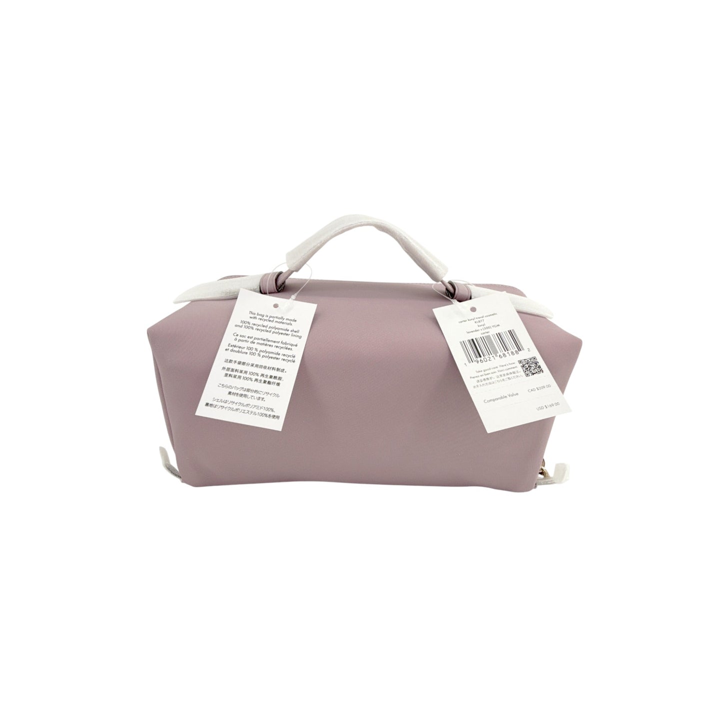 KATE SPADE New York Carter Nylon Travel Cosmetic Pouch in Lavender Smoke