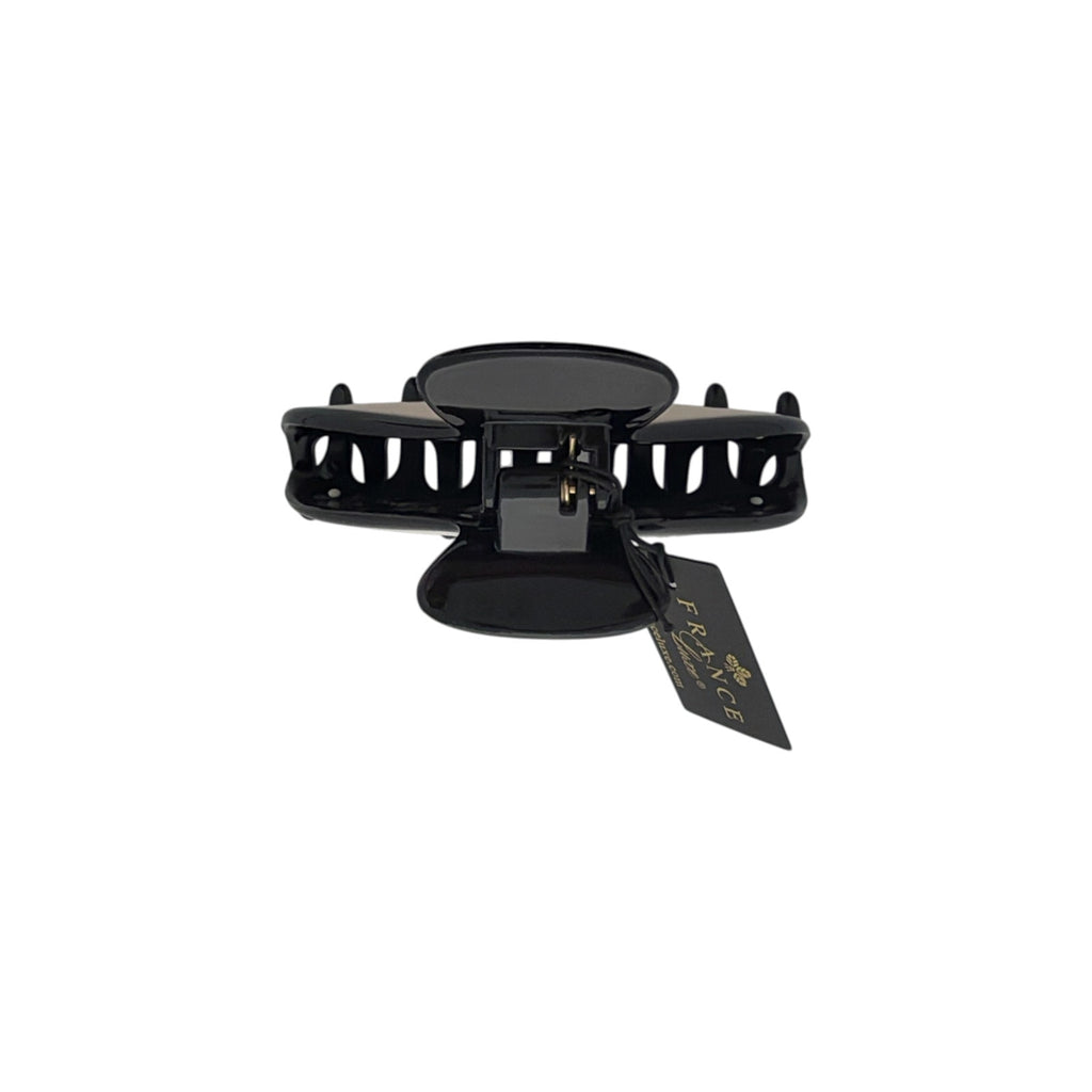 FRANCE LUXE Maybell Claw Clip in Black & Ivory France Luxe