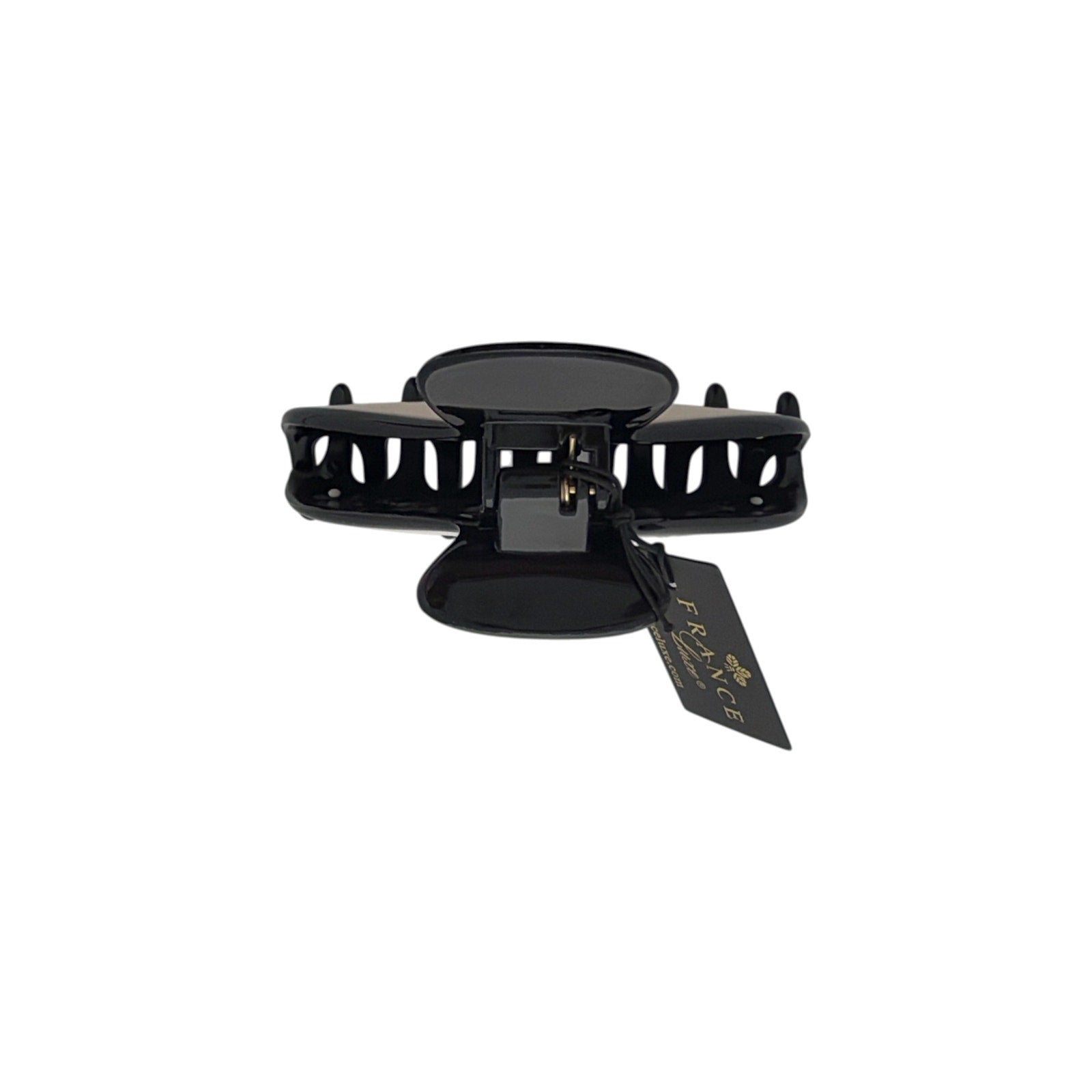 FRANCE LUXE Maybell Claw Clip in Black & Ivory France Luxe