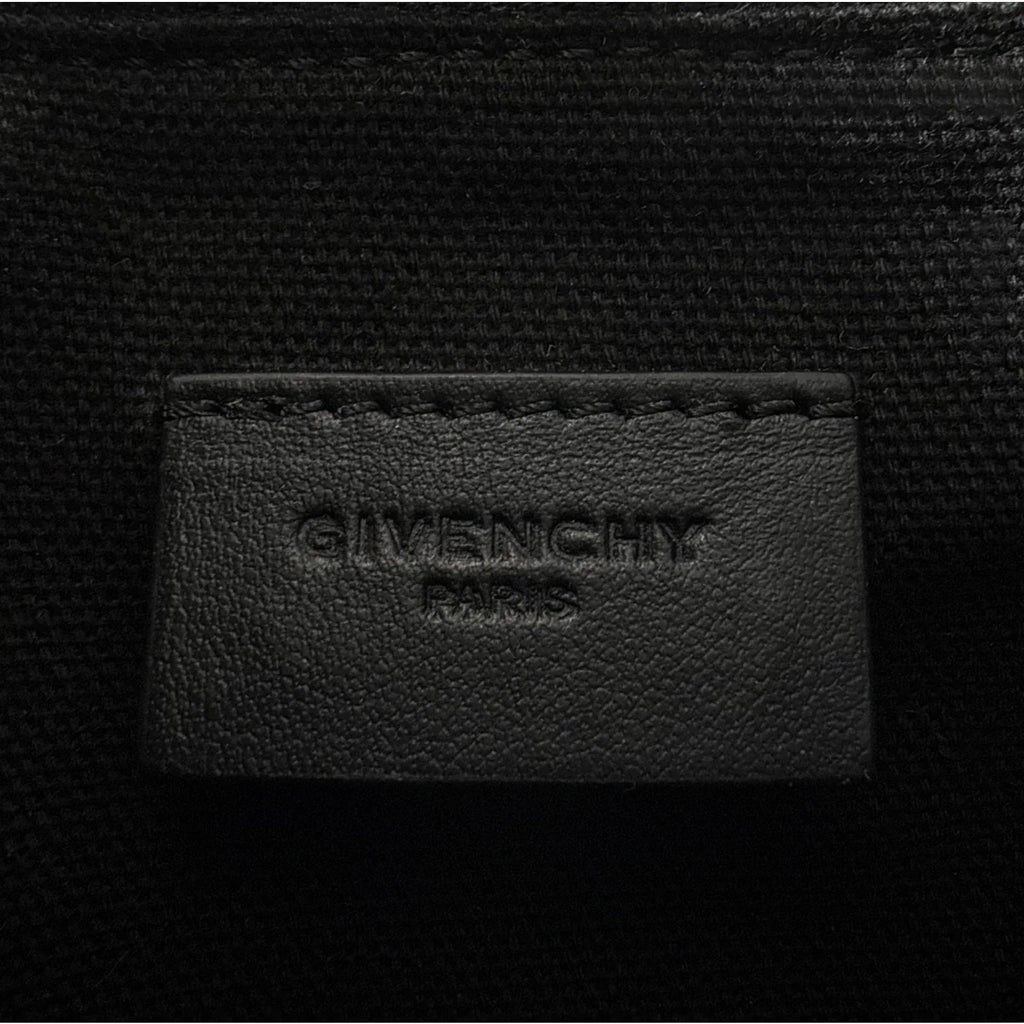 GIVENCHY Pandora Cube Pouch Charm Leather Bag in Black - flyKAMP