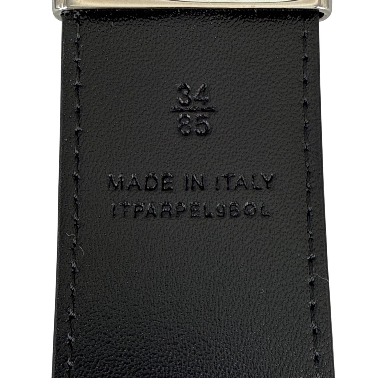 BURBERRY Louis 35mm Reversible Buckle Giant Check E-Canvas Belt 85|34