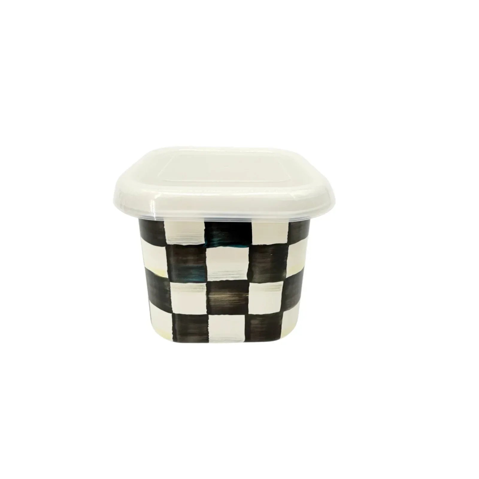 MACKENZIE-CHILDS Courtly Check Enamel Deep Squarage Bowl || Small - flyKAMP