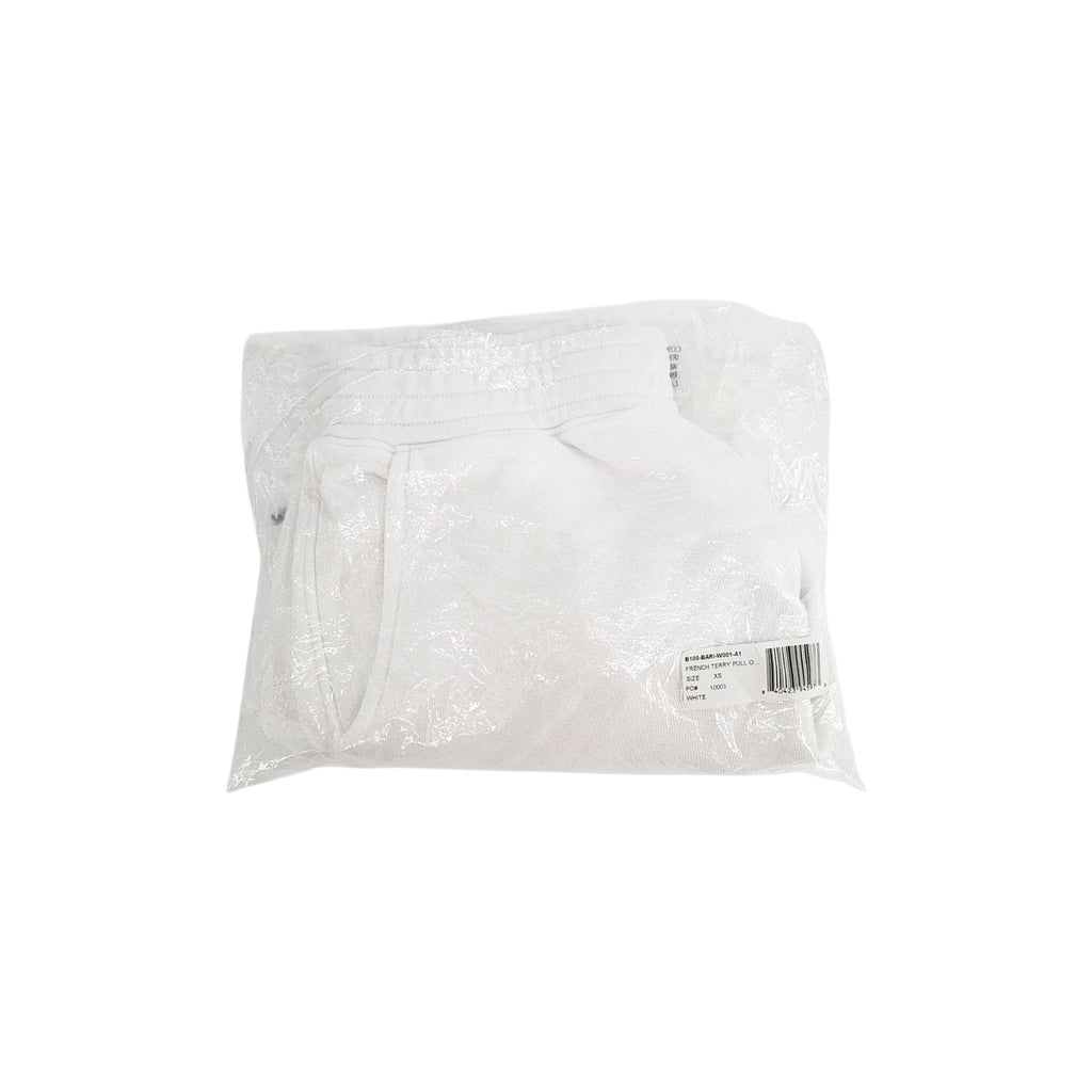 PERFECTWHITETEE Bari French Terry Sweat Short in White XS perfectwhitetee