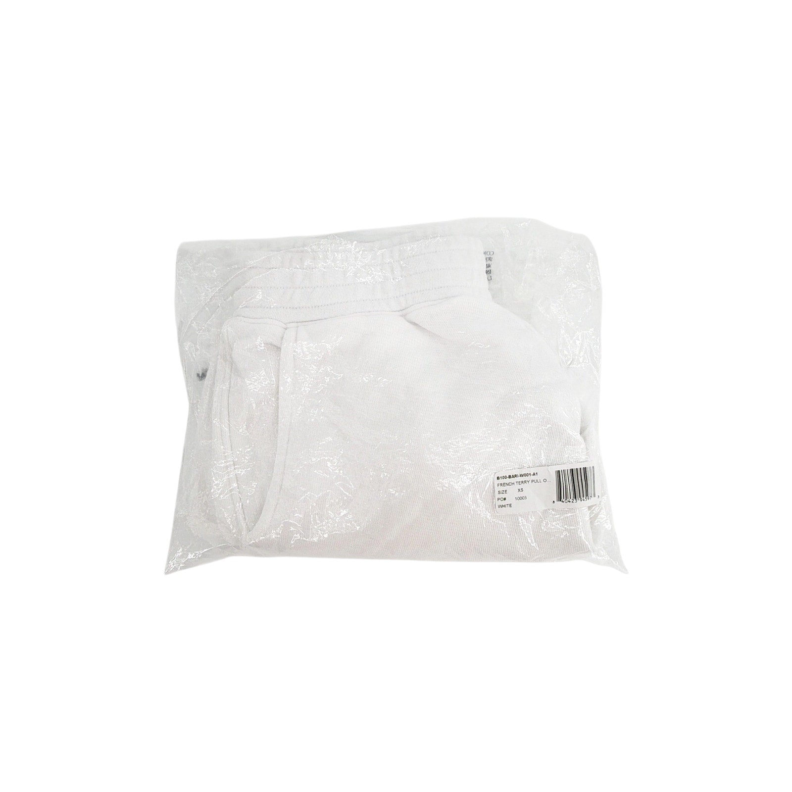 PERFECTWHITETEE Bari French Terry Sweat Short in White XS perfectwhitetee