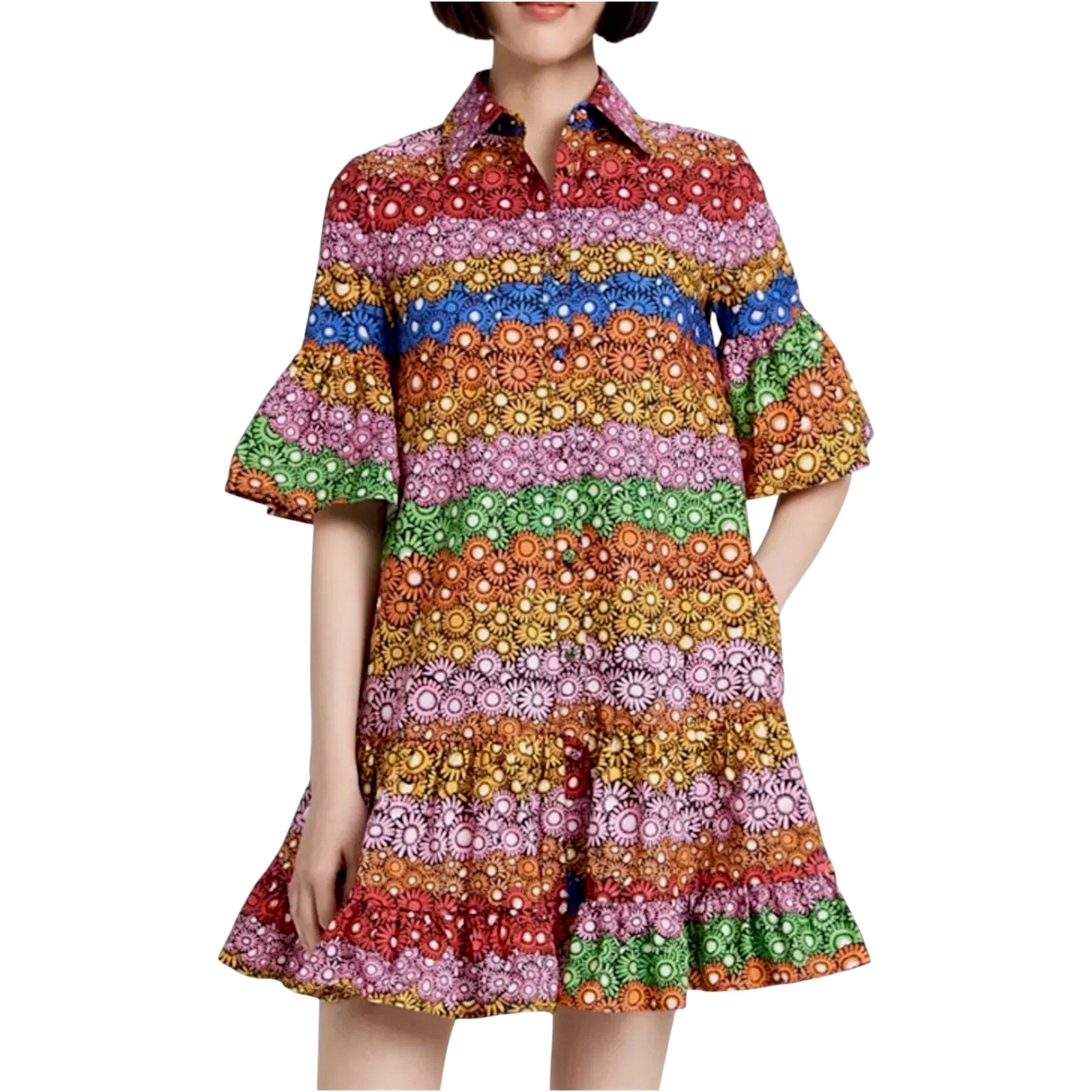 LA DOUBLEJ Choux Dress in Pride Daisy XS La Double J