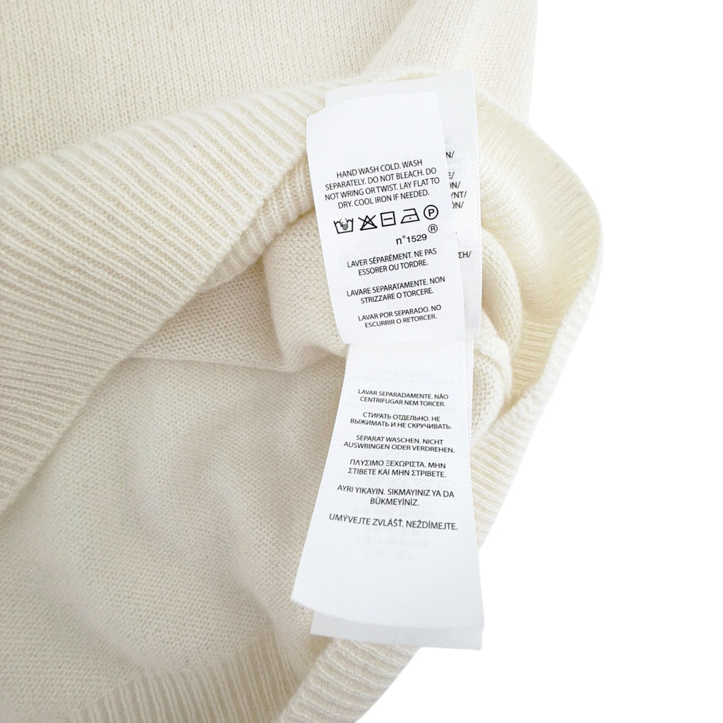POLO RALPH LAUREN Cashmere Polo Shirt in Chic Cream in M Polo Ralph Lauren