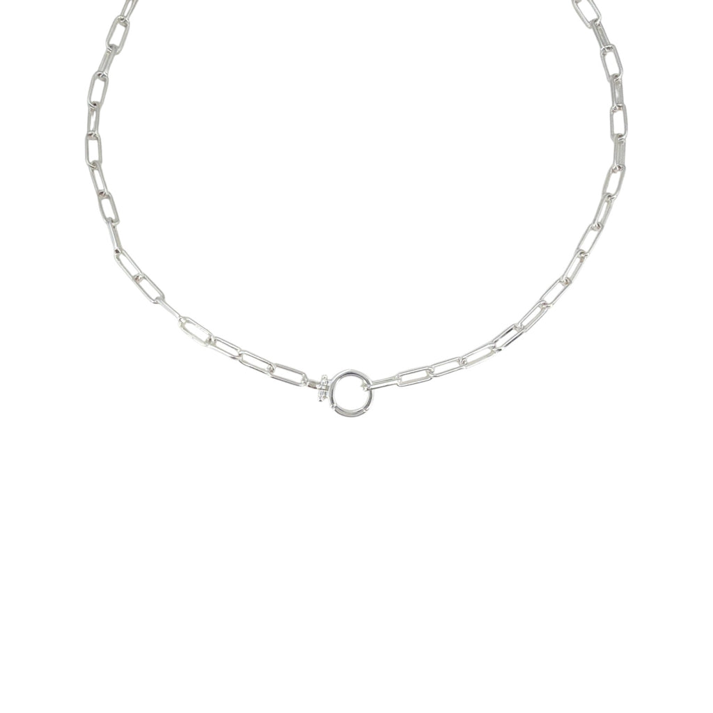 GORJANA Parker Necklace 18" in Silver Gorjana