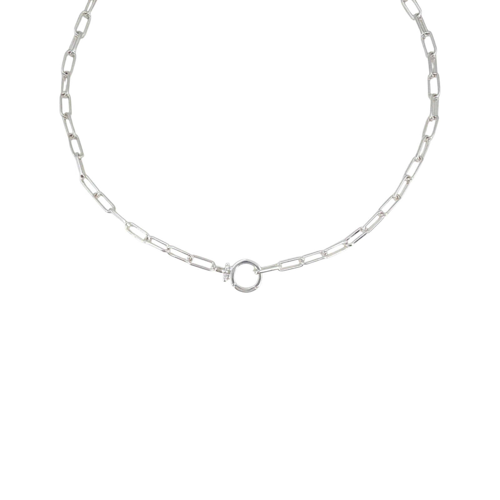 GORJANA Parker Necklace 18" in Silver Gorjana